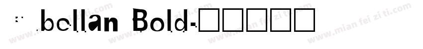 Cubellan Bold字体转换